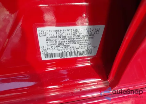 2015 Nissan Sentra Sr z USA, uszkodzony, nr VIN 3N1AB7AP7FY219347